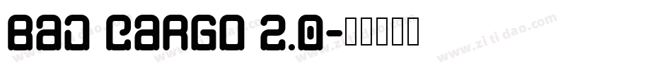 Bad Cargo 2.0字体转换